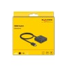 Delock - Spínac video/audio - 8K, obousmerný - 2 x HDMI - desktop