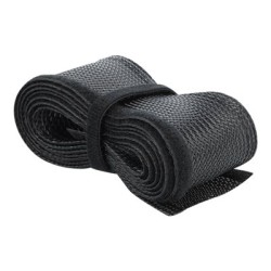 Delock Braided Sleeving with Hook-and-Loop Fastener - Ovin pro uspořádání kabelů - 2 m - černá