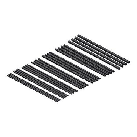 Delock Heat Shrink Tube Set - Souprava hadiček pro chladič - 10 cm - černá