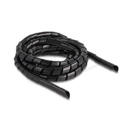 Delock - Spirálový obal na kabel - 2 m - černá 19022