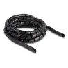 Delock - Spirálový obal na kabel - 2 m - černá 19022
