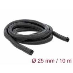 Delock Braided Sleeving self-closing - Pletené zapouzdrení - 10 m - cerná 19047