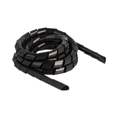 Delock - Spirálový obal na kabel - 2 m - černá 19024