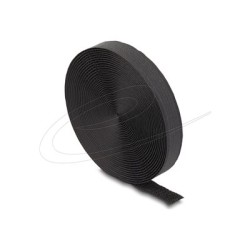 Delock - Kabelová stahovací páska - with strap L 5 m x W 20 mm - 5 m - cerná