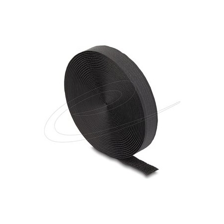 Delock - Kabelová stahovací páska - with strap L 5 m x W 20 mm - 5 m - cerná
