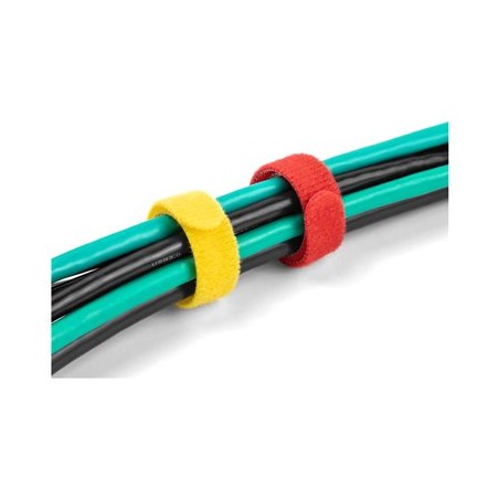 Delock - Úvazek s háckem a ockem - 15 cm - cerná, modrá, žlutá, cervená, zelená (balení 10)