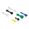 Delock Cable tie assortment box 600 pieces assorted colours - Sada kabelových úvazků - černá, bílá, modrá, žlutá, zelená