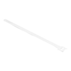 Delock - Kabelová stahovací páska - 25 cm - bílá (balení 10)