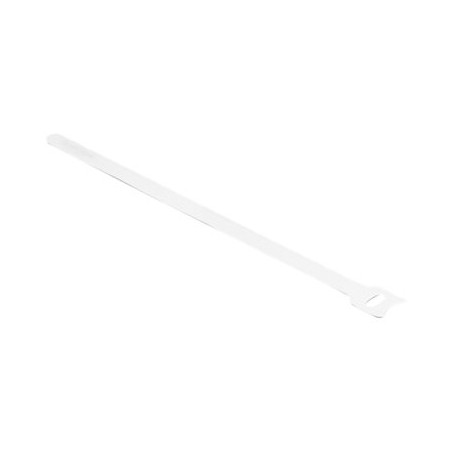 Delock - Kabelová stahovací páska - 25 cm - bílá (balení 10)