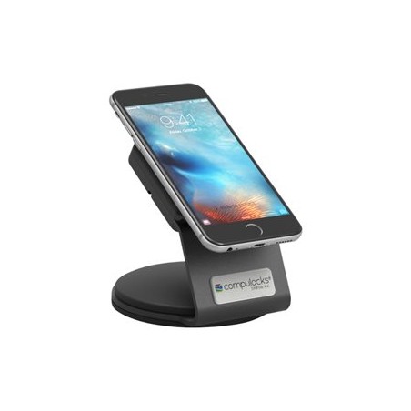 Compulocks Universal EMV Smartphone Security Stand - Stojan - pro mobilní zařízení - uzamykatelný - černá - montáž na stěnu, na