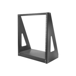 StarTech.com 12U Heavy Duty 2 Post Open Frame Network Rack - 350lbs - 19" Free Standing Desktop Rack for Computer, AV, Media