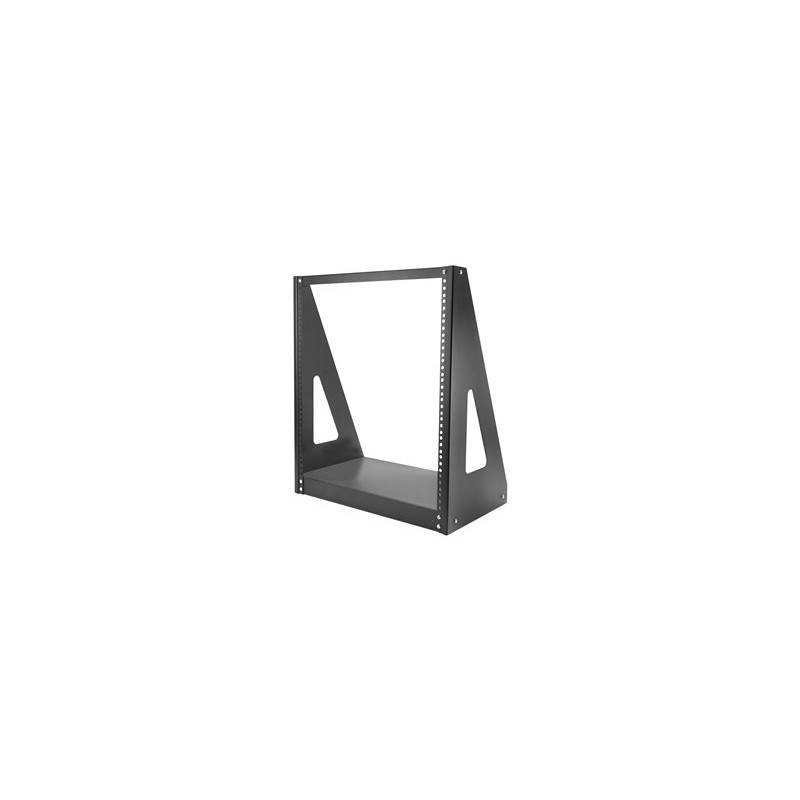StarTech.com 12U Heavy Duty 2 Post Open Frame Network Rack - 350lbs - 19" Free Standing Desktop Rack for Computer, AV, Media