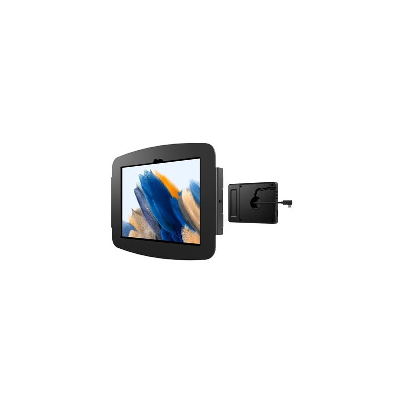 Compulocks Galaxy Tab A8 10.5" Space Enclosure Wall Mount Plus Hub - Škrín - pro tablet - plus hub - cerná - montáž na stenu