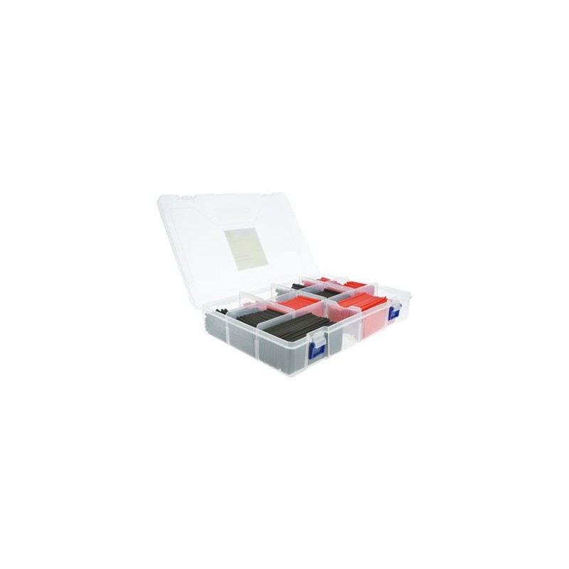 Delock Assortment Box - Souprava hadiček pro chladič - černá, červená