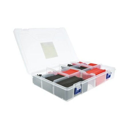 Delock Assortment Box - Souprava hadiček pro chladič - černá, červená