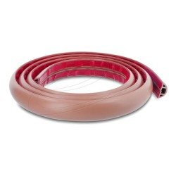 Delock - Kabelovod - PVC, flexible, 30 x 10 mm - 2 m - hnedá