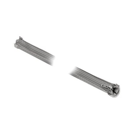 Delock - Pletené zapouzdrení - prumer 20 mm se zapínáním na zip - 2 m - šedá