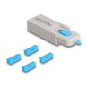 Delock - Blokátor portu DisplayPort - šedá, modrá (balení 4)