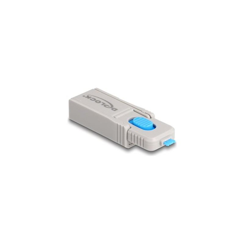 Delock - Blokátor portu Micro USB - šedá, modrá (balení 5)
