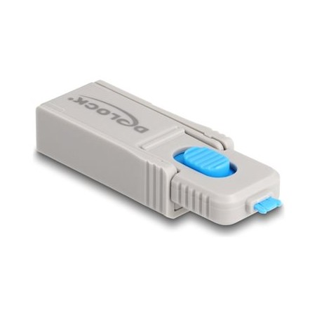 Delock - Blokátor portu Micro USB - šedá, modrá (balení 5)