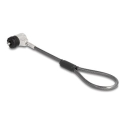 Navilock - Bezpečnostní kabelový zámek - s klíčovým zámkem, 3 x 7 mm - stříbrná - 15.2 cm