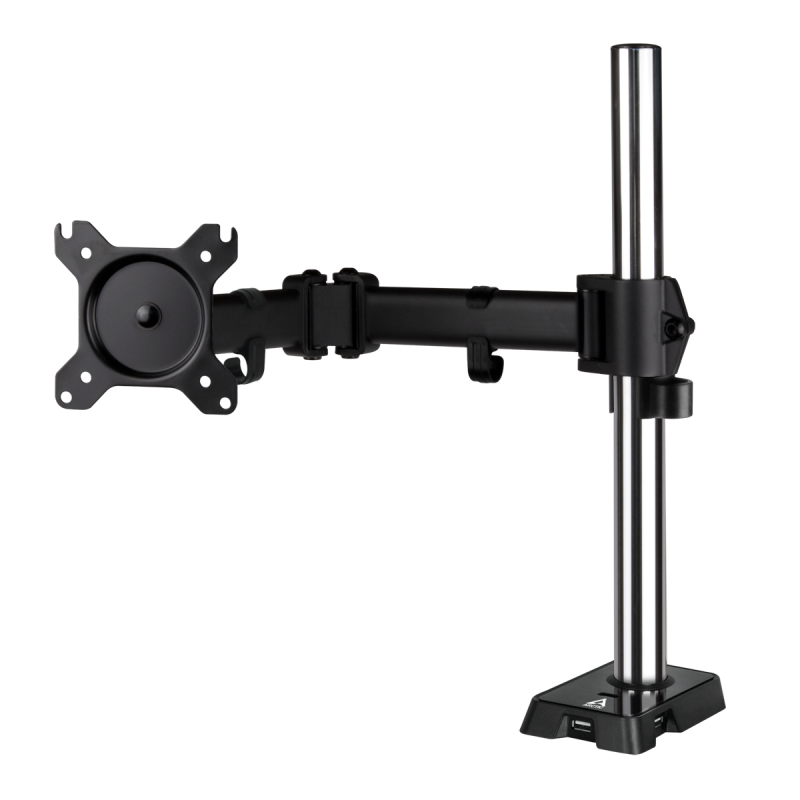 ARCTIC stolní držák Z1 (Gen.3) pro 1x LCD do 43", nosnost 15kg, USB HUB, černý (black)