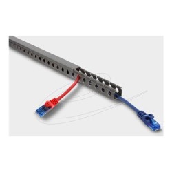 Delock - Kabelovod - kabeláž, 20 x 20 mm - montáž na stenu, montáž na podlahu, montáž na strop, montáž na skrínku - 1 m - šedá