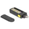 Delock - Sada blokátoru USB portu - pro zásuvku USB typ A - cerná, žlutá