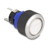 Delock - Tlacítko - pro instalaci 22 mm, 5 x pájení - montáž na panel - AC 230 V - cerná 22046