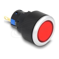 Delock - Indikátorový modul - 16 mm, plastic, solder connection - cervená
