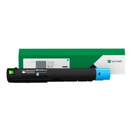 Lexmark - Azurová - originální - kazeta s barvivem - pro Lexmark XC9325, XC9335