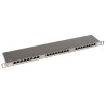 Solarix SX24HD-5E-STP-SL - Propojovací panel - CAT 5e - STP - RJ-45 X 24 - nerezová ocel - 0.5U - 19"