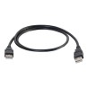 C2G 3.3ft USB Cable - USB A to USB A Cable - USB 2.0 - Black - M/M - Kabel USB - USB (M) do USB (M) - USB 2.0 - 1 m - černá