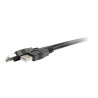 C2G 6.6ft USB Cable - USB A to USB A Cable - USB 2.0 - Black - M/M - Kabel USB - USB (M) do USB (M) - USB 2.0 - 2 m - černá