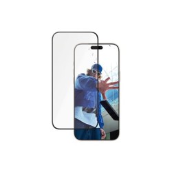 PanzerGlass - Ochrana obrazovky pro mobilní telefon - ultra široký tvar - sklo - barva rámu černá - pro Apple iPhone 16 Pr… 2856