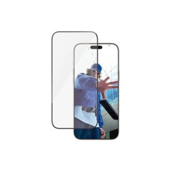 PanzerGlass - Ochrana obrazovky pro mobilní telefon - ultra široký tvar - sklo - barva rámu černá - pro Apple iPhone 16 Pr… 2864