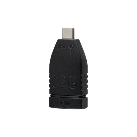 C2G 4K USB C to HDMI Adapter - Video adaptér - USB-C s piny (male) do HDMI se zdířkami (female) - černá - podporuje 4K