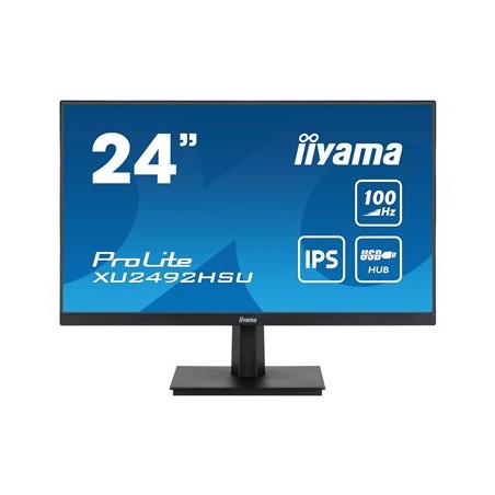 iiyama ProLite/XU2492HSU-B6/23,8"/IPS/FHD/100Hz/0,4ms/Black/3R