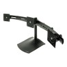 Ergotron DS100 Triple-Monitor Desk Stand - Stojan - pro 3 LCD displeje - hliník, ocel - černá - velikost obrazovky: až 21"