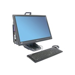 Ergotron Neo-Flex - Stojánek na monitor/desktop - zvedací, pojistná svorka - 15"-24" - černá