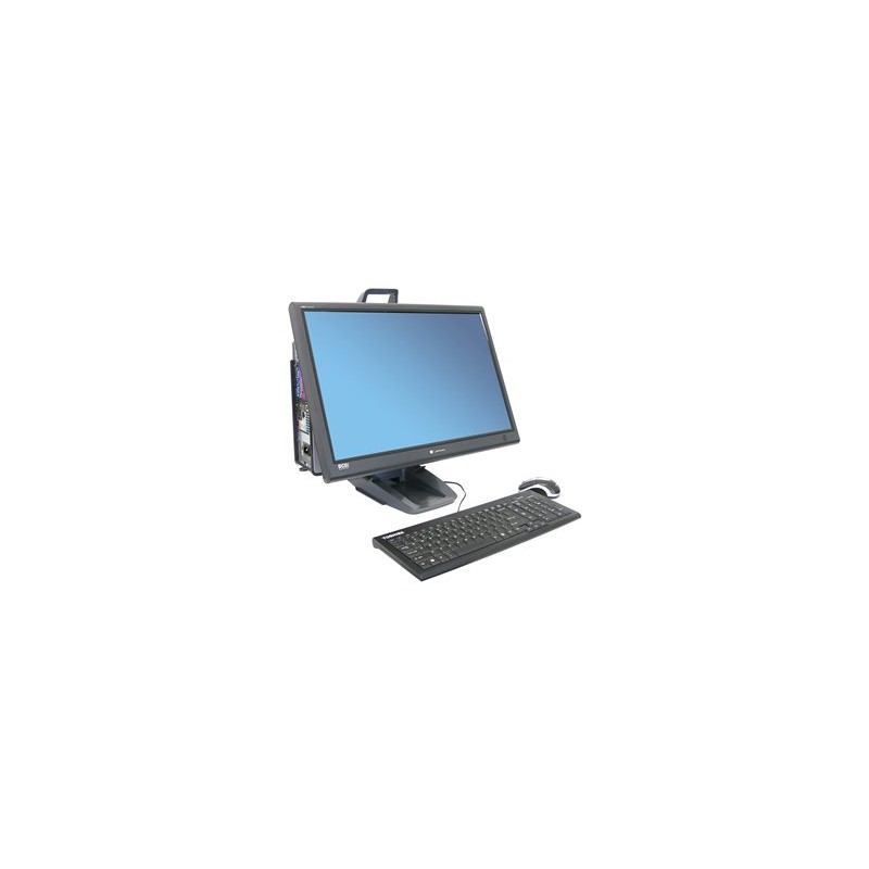 Ergotron Neo-Flex - Stojánek na monitor/desktop - zvedací, pojistná svorka - 15"-24" - černá