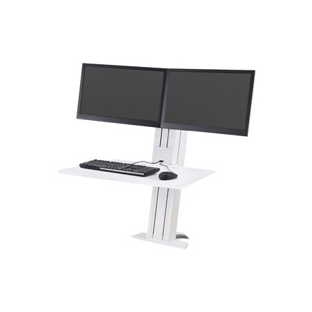 Ergotron WorkFit-SR - Nástavec na stůl - bílá