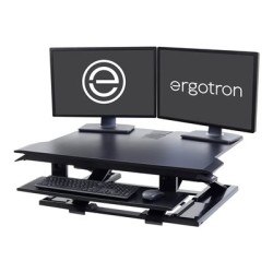 Ergotron WorkFit-TX - Nástavec na stůl - hranatý - černá
