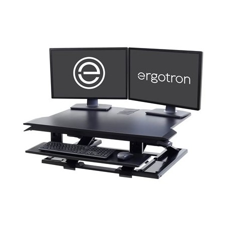 Ergotron WorkFit-TX - Nástavec na stůl - hranatý - černá