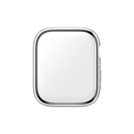PanzerGlass - Ochrana obrazovky pro chytré hodinky - celotelová, s D3O, 45 mm, transparentní - sklo - barva rámu cerná - pro