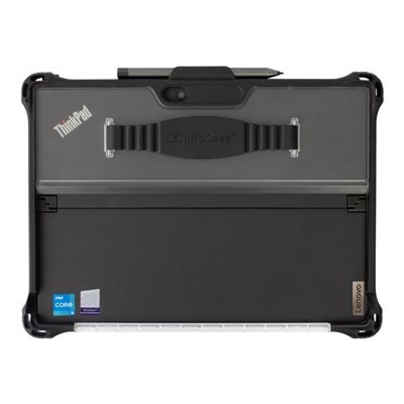InfoCase - Tablet PC carrying case - odolný - průsvitná, černá