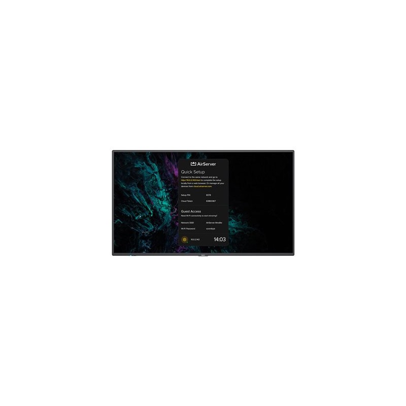 NEC MultiSync M861 AirServer - 86" Třída úhlopříčky M Series displej LCD s LED podsvícením - digital signage - 4K UHD (2160p)