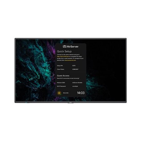 NEC MultiSync M861 AirServer - 86" Třída úhlopříčky M Series displej LCD s LED podsvícením - digital signage - 4K UHD (2160p)