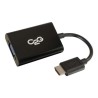 C2G HDMI to VGA + Audio Adapter - HDMI to VGA + Audio Converter - 1080p - Nástroj pro převod videa - HDMI - VGA - černá