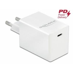 Delock - Síťový adaptér - 60 Watt - 3 A - PD 3.0 (USB-C) - bílá